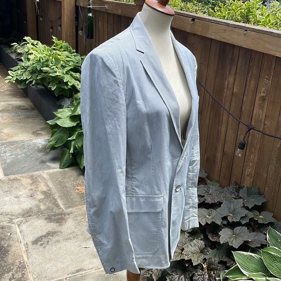 Rag & Bone Seersucker Blazer - Picture 3 of 11